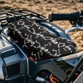 thumbnail image 2 of Uorisanigo Funny Skull ATV Seat Covers, Waterproof 4-Wheeler Seat Cover Universal ATV Accessories Compatible with Most ATVs Snow Rain Dust Protection & Comfort Riding Easy to Install, 2 of 7