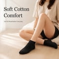 thumbnail image 3 of LUCKMEEY 10-Pack Cotton Ankle Socks for Women Soft Socks Size 5-11, 3 of 7