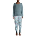thumbnail image 6 of Secret Treasures Women's Bear Sleep Jogger, 6 of 7