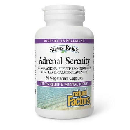 Natural Factors STRESS-RELAX Adrenal Serenity, 60 Capsules
