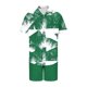 thumbnail image 3 of Mens Camisas de Manga Larga Casual Elegante Cuadrado Girar Hacia Abajo Cuello Botón Blusa, Verano de Spandex, 3 of 5