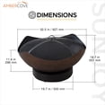 thumbnail image 6 of AmberCove 34 in. Montague Round Wood Firepit, 6 of 13
