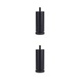 thumbnail image 1 of Patas de Metal Monstrate para Muebles de Hogar y Oficina Negro 15 cm 2Conjunto, 1 of 6