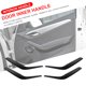 thumbnail image 1 of Cubierta de la manija de la puerta interior del automóvil 51412991775 para BMW X1 E84 2010-2016 (negro 4 piezas), 1 of 7