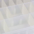 thumbnail image 3 of Iumwxz 24 Compartment Plastic Storage Box Jewelry Earring Case, 3 of 3