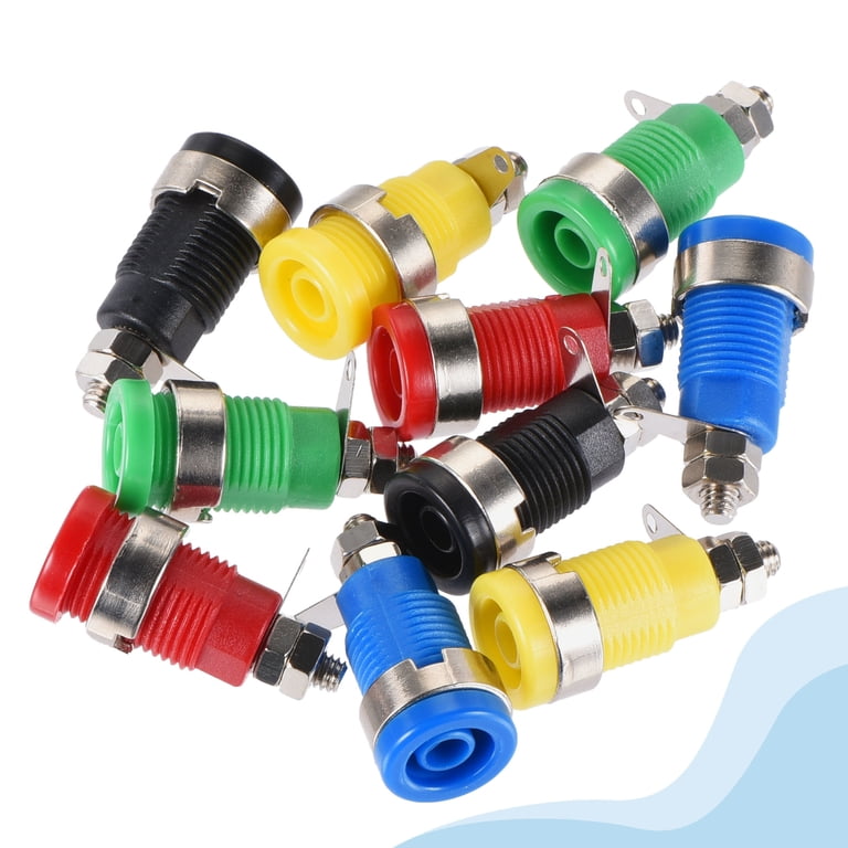 4 PCS RHODIUM Plated Speaker Amplifier Binding Post Terminal 4 PCS RHODIUM Plated Speaker Amplifier Binding Post Terminal