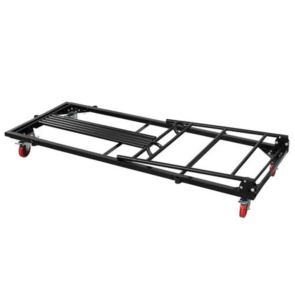 AdirOffice Steel Folding Table Utility Cart