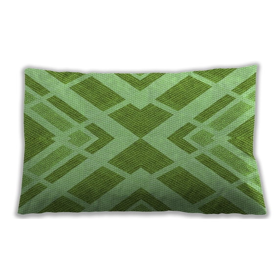 Ahgly Company Indoor Rectangular Contemporary Lumbar Throw Pillow, 13 inch by 19 inch