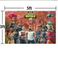 thumbnail image 6 of Fortnite Birthday Banner Backdrop Background Taspestry Post Wall Decor Party Supplies, 6 of 6