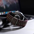 thumbnail image 2 of ABDFHE-ANBEER Braided Nylon Solo Loop Watch Band,Stretchy Quick Release Replacement Watch Strap with Adjustable Buckle,Multiple Colors and Size for Choose, 2 of 4