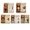 5PCS, variant on Emotional Support Christmas Figurine Complete Set 5‑Pack Christmas Pocket Hug Keepsake Holiday Ornaments with Inspirational Greeting Cards Ready‑to‑Gift Collection for Christmas Holiday Gifting