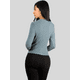 thumbnail image 4 of Set De 2 Sueter De Mujer Manga Larga Unitalla Sueteres Botón Sweater, 4 of 5