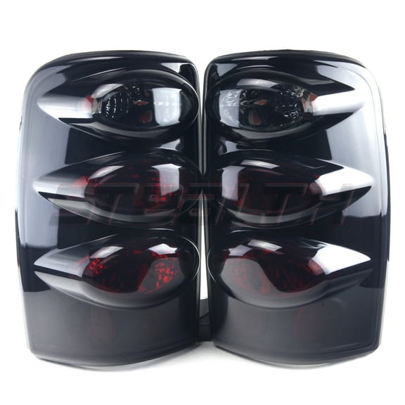 Tail Light For 00-06 Chevy Tahoe Black/Smoke Lens, Pair