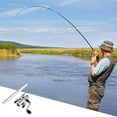 thumbnail image 3 of Eoperou Pen Fishing Rod: 1M Mini Telescopic Fishing Pole with Spinning Reel, 3 of 8