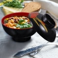 thumbnail image 2 of Kitchen Japanese Lidded Soup Bowl Traditional Japanese Style Rice Bowl for Japanese Restaurant, 2 of 9