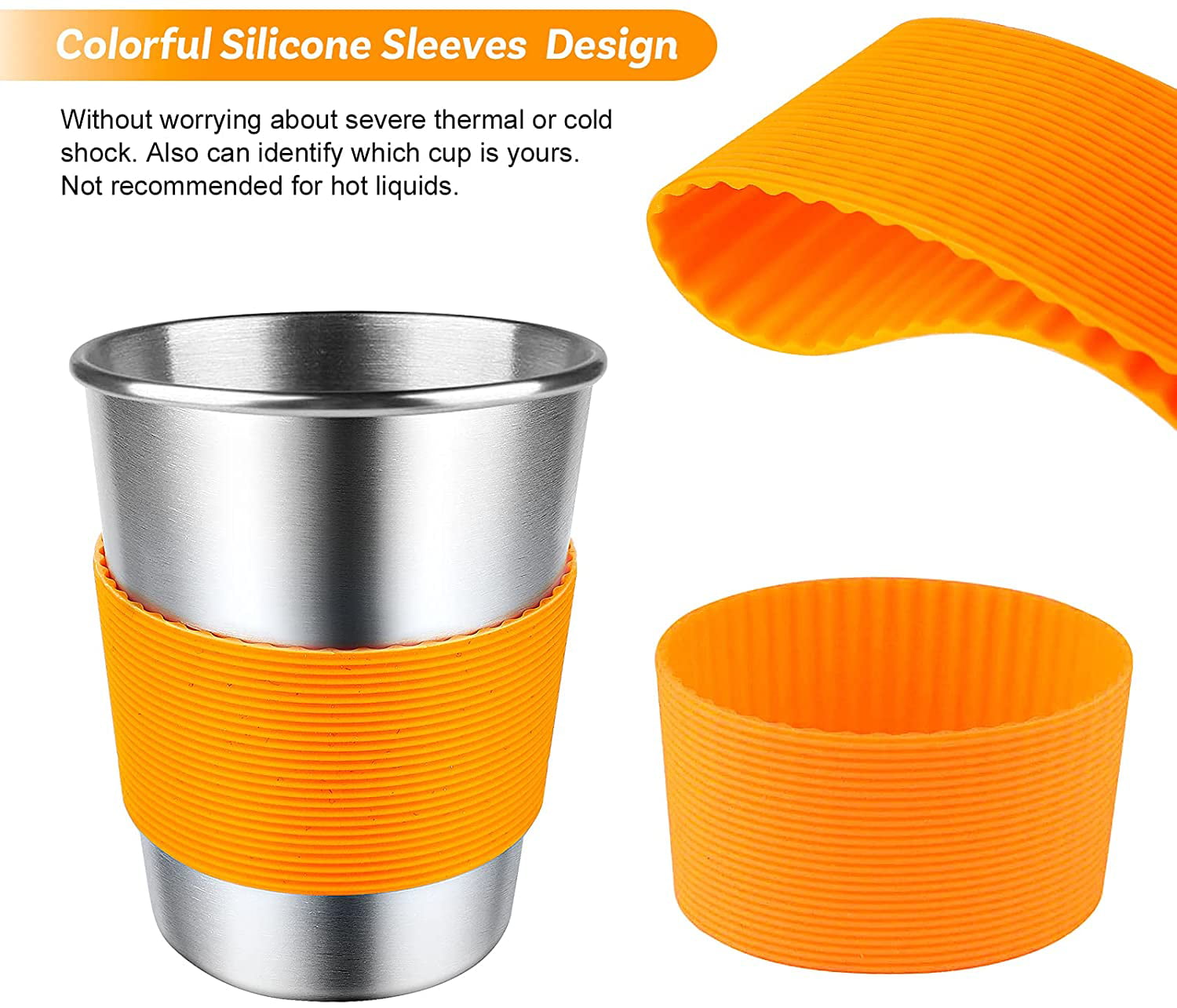 Spill Proof Cups for Kids, 6 Pack 12oz Stainless Steel Kids Cups with  Straws and Lids, Unbreakable T…See more Spill Proof Cups for Kids, 6 Pack  12oz