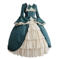 thumbnail image 1 of Minnieouse Auténtico disfraz gótico medieval, tabla de tallas detallada para un ajuste cómodo, disfraz de cosplay, vestido medieval, vestido Disfraces de disfraces verde L, 1 of 5