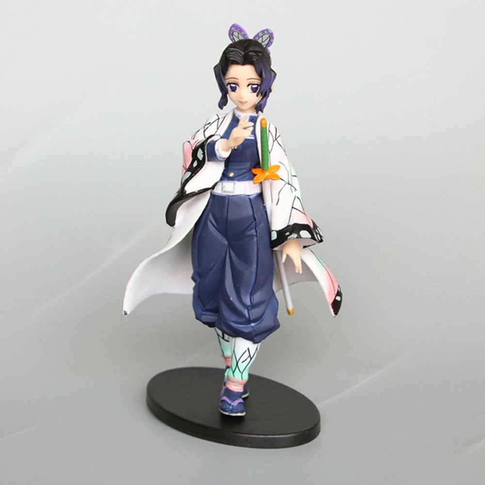 Demon Slayer Figure Q Version Action Kochou Shinobu Figure Doll Toys 6.3 Inch Kamado Tanjiro