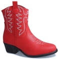 thumbnail image 1 of Bota Vaquera Mujer Dominiq Mod. 1154 Corte Medio Cierre interno, 1 of 5