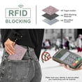 thumbnail image 5 of FALAN MULE Small Wallets Woman Slim RFID Blocking Mini Credit Card Holder, 5 of 7