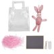 thumbnail image 1 of Bolsa de regalo transparente de PVC con asa de cuero PU, accesorio para bolso de mano (L), 1 of 8