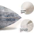 thumbnail image 3 of Blue Gray Grey Boho Lumbar Pillow Covers 12x20 Set of 2 Carpet Design Ethnic Bohemian Floral Pattern Decorative Throw Pillow Cases Outdoor Farmhouse Decoration for Sofa Couch Bed, 3 of 6