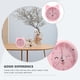 thumbnail image 2 of Reloj despertador con forma de gato, accesorio de escritorio, luz de noche para niñas, mesita de noche, vidrio rosa, para estudiantes, 2 of 6