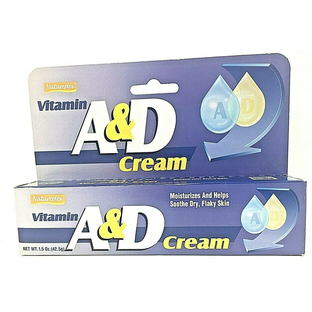 Natureplex Vitamin A&D Cream Non-Greasy Base Helps Soothe  