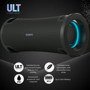 Sony ULT FIELD 7 SRSULT70 Wireless Portable X-Balanced Speaker with Bluetooth Fast Pair, Multipoint Connection, and Expressive Lighting (Stereo Pair, Black) Bundle (2 Items)