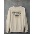 thumbnail image 3 of Oktoberfest Vintage Sign Sweatshirt Men -Image by Shutterstock, Male 3X-Large, 3 of 4