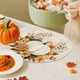 thumbnail image 5 of Mantel individual de otoño, mantel con temática otoñal, hojas de flores de calabaza, mantel retro para comedor, manteles individuales para fiesta de la cosecha de otoño, resistentes a las manchas y al, 5 of 6