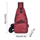 thumbnail image 5 of Ganfancp Usb Pecho Bolsa Hombres Nueva Moda Mensajero Bolsa Ligero Deportes Al Aire Libre Ocio Pareja Bolsa de Hombro de Cuero de Imitación Bolsa de Pecho Ofertas Flash 1X Vano Diagonal, 5 of 7