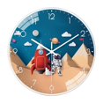 thumbnail image 1 of Reloj de pared Silencioso Viaje Reloj decorativo 8 "Relojes colgantes modernos Reloj analógico para oficina Hogar Sala de estar Estilo A Sunnimix Reloj de pared, 1 of 8