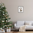 thumbnail image 2 of Stupell Industries Festive Winter Reindeer Lodge Animals Painting Black Framed Art Print Wall Art, 16 x 20, 2 of 8