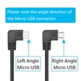thumbnail image 3 of Cable de alimentación micro USB para cámara Dash Cam de 3,5 m con doble puerto USB de 12 a 24 V, 3 of 7