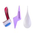 thumbnail image 2 of Conjunto de esténcil de afeitado de Bikini para mujer, afeitadora de púbico, herramientas de modelado íntimo para afeitarse , Salvador bikini navaja de las mujeres, 2 of 7