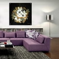 thumbnail image 6 of Epic Art 'Gold Geometric Hexagon' by Cindy Jacobs, Acrylic Glass Wall Art, 36"x36", 6 of 7