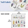 thumbnail image 7 of Coolnut Easter Gnome Cloth Napkins Set of 1, Oversized Washable Reusable Polyester Dinner Table Napkins for Family, Restaurant, Party Decor, 20 x 20 Inch, 7 of 7