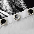 thumbnail image 4 of Homewish Cartoon Girls Black Out Curtains,Merry Christmas Curtains Pack of 2 (42x63 Each),Gray Black Bedroom Curtains For Girls Kids,Breathable Home Decor, 4 of 6