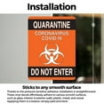 thumbnail image 2 of (2 Pack) Quarantine Do Not Enter 2 OSHA Notice Sign 12 Inch X 18 Inch Vinyl Label Decal Sticker Weather Resistant, UV Protected for Workplace, Business, and Construction Site, Made in, 2 of 6