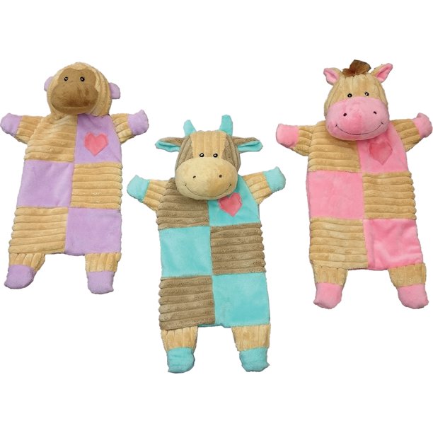 13"L Spot Soothers Crinkle Dog Toy