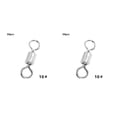 thumbnail image 3 of Toystoory Conector de pesca Flexible rotación de 360 ​​grados resistente al desgaste rodamiento de bolas barril conectores a presión alta diez 2piezas, 3 of 6