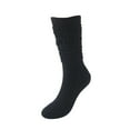 thumbnail image 4 of Resicozy Womens Crew Socks Casual Cotton Slouchy Boot Socks Fashion Solid Color Fall Winter Stockings 2026 Black, 4 of 5
