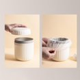 thumbnail image 3 of Small trash can, desktop trash can, Press the trash can for under tables | Light luxury table trash can with lid, creative trash can for bedroom, bedside table, 3 of 5