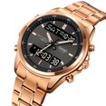 thumbnail image 1 of Skmei Relojes De Cuarzo Para Hombres Marca Original Correa De Acero De Lujo Led Impermeable Reloj De Pulsera Digital Moda Hombre Cuenta Atrás Tres Veces, 1 of 4