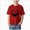 # Red, variant on Child Boys Halloween Shirt for 5t 6t Kids Pumpkin Graphic Short Sleeve Crewneck Tops Toddler Tween Boys Clothes Size 5-6 Years