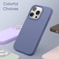 thumbnail image 6 of JETech Silicone Case for iPhone 15 Pro 6.1-Inch, Silky-Soft Touch Full-Body Protective Phone Case, Shockproof Cover (Winter Blue), 6 of 6