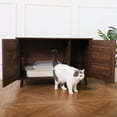 thumbnail image 2 of Sam's Pets Becky 24.5" Brown Cat Tree End Table, 2 of 9