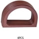 thumbnail image 4 of 4 asas de madera de repuesto en forma de D para bolsos y carteras., 4 of 9