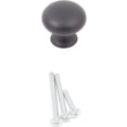 thumbnail image 5 of Stone Harbor Hardware Bi-Fold Closet Door Knob, 1-1/4 Inches, Matte Black, 5 of 5